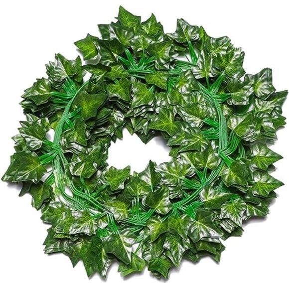 84ft 12 Pack/82 inch,Artificial Ivy Garland Fake Leaf Plants Vine,Hanging Leaves - Picture 6 of 6